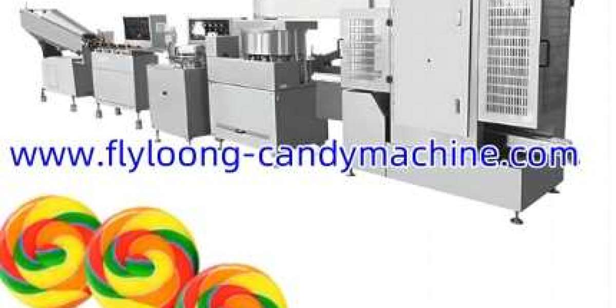 Flyloong-candymachine Innovates Automatic Rainbow Lollipop Machine