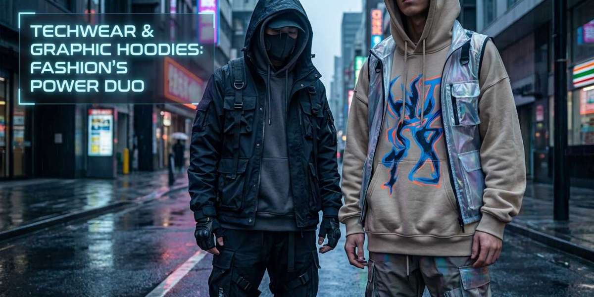 How Techwear and Graphic Hoodies Became Fashion's Power Duo