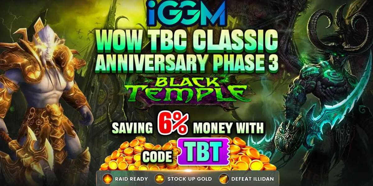 IGGM WoW TBC Classic Anniversary Gold Sale for Phase 3: Grab 6% off with Code TBT