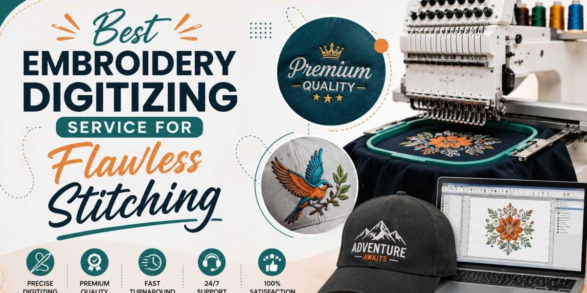 Best Embroidery Digitizing Service for Flawless Stitching